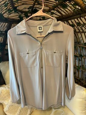 Anne Klein Womens Blouse